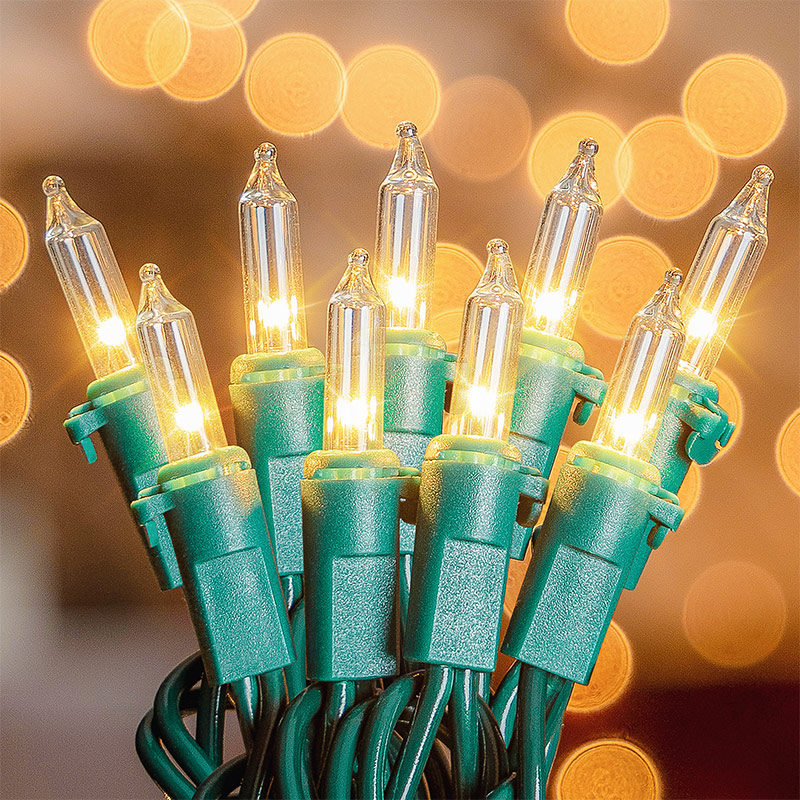 Mini luzes de Natal LED de 50 contagens