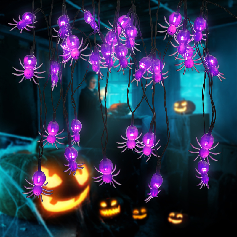 30 luzes solares de corda LED 20FT para Halloween