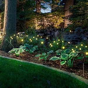 Luzes solares de jardim