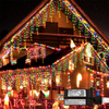 300LED 33FT 8Modes Luzes de Sincelo de Natal