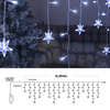 40 gotas de fio branco Twinkle Star Iciclelights