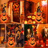 Decoração de abóbora dobrável de Halloween de 2,9 pés