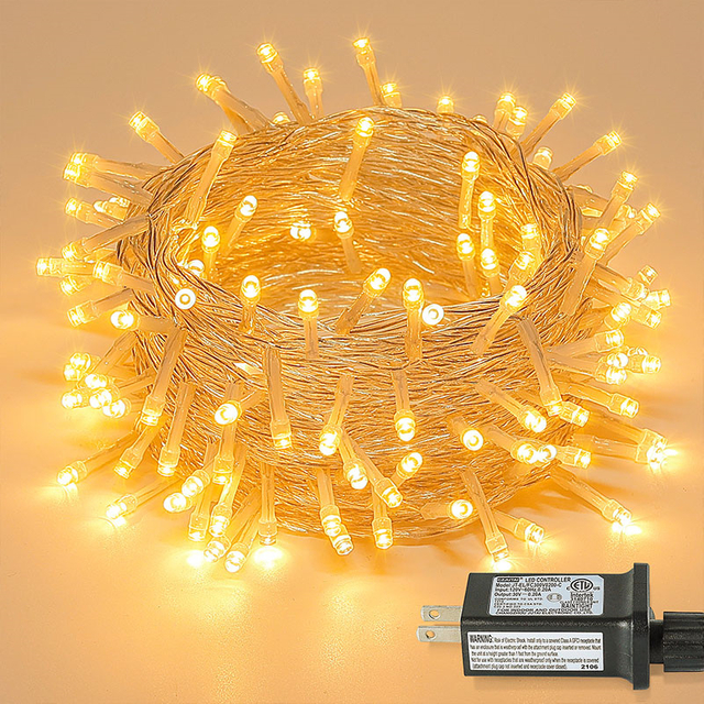 Luz de Natal colorida de 33 pés 100 LED