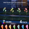 Luzes solares de flores de 7 cores Calla Lily