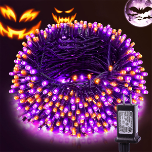 108 FT 300 LED Luzes Roxas de Halloween