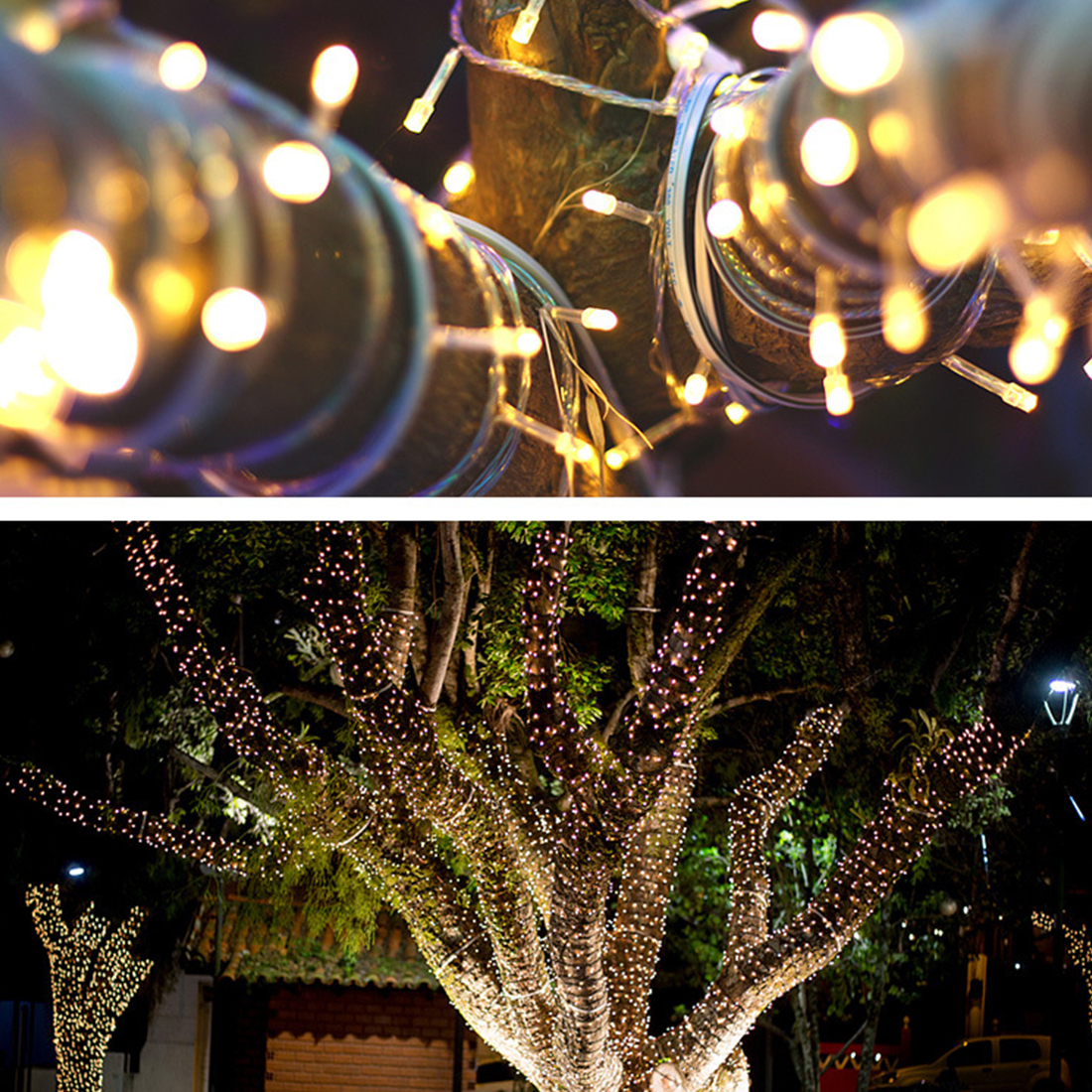 Luzes de corda de cortina de fadas para eventos de casamento