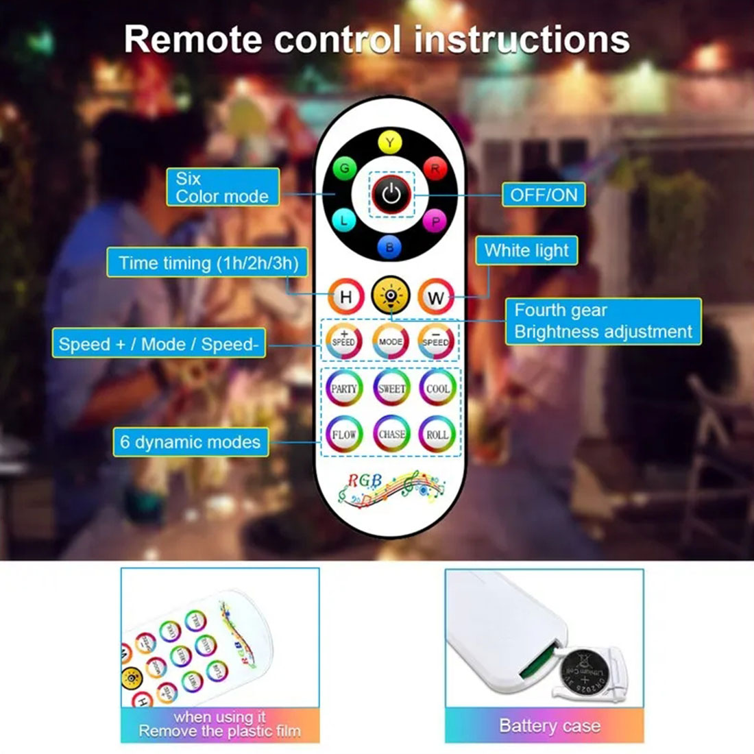 S14Smart LED Color Light String Controle Remoto Inteligente Introduzir