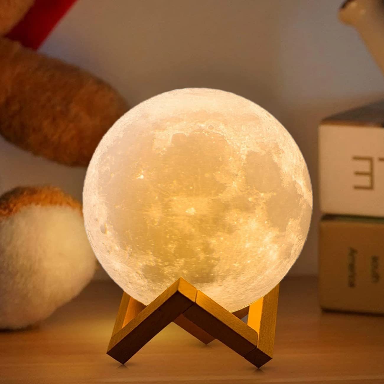 Lâmpada lunar impressa em 3D