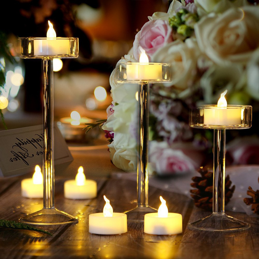 Luzes de velas LED Luzes noturnas