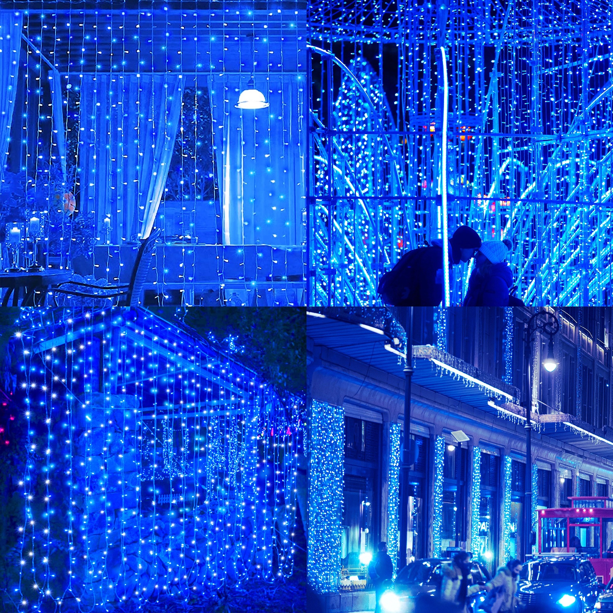 O que torna as luzes da cortina de cordas a escolha perfeita de iluminação decorativa?