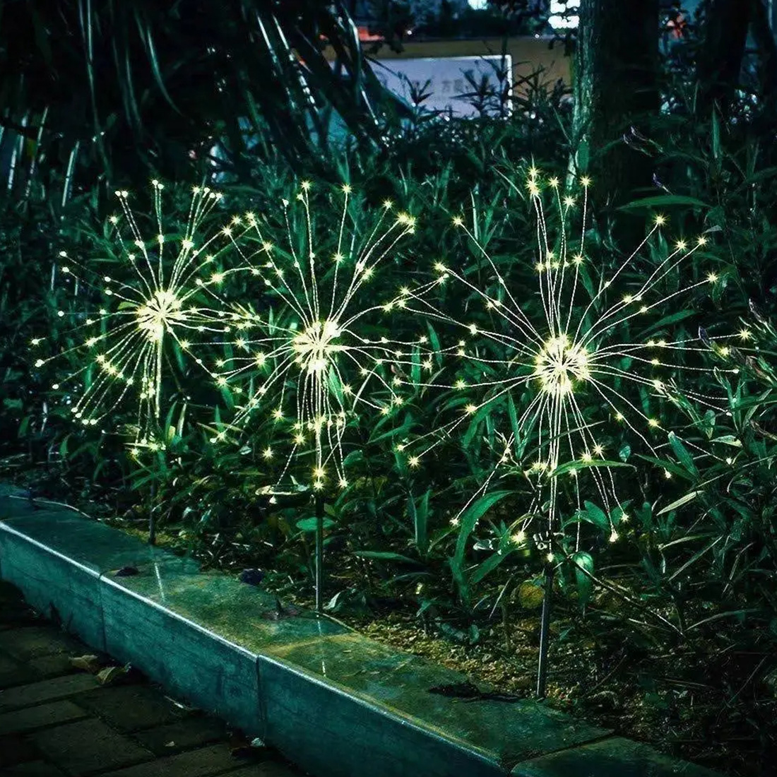 O festival de suspensão conduziu a imagem da cena das luzes da corda do fogo de artifício