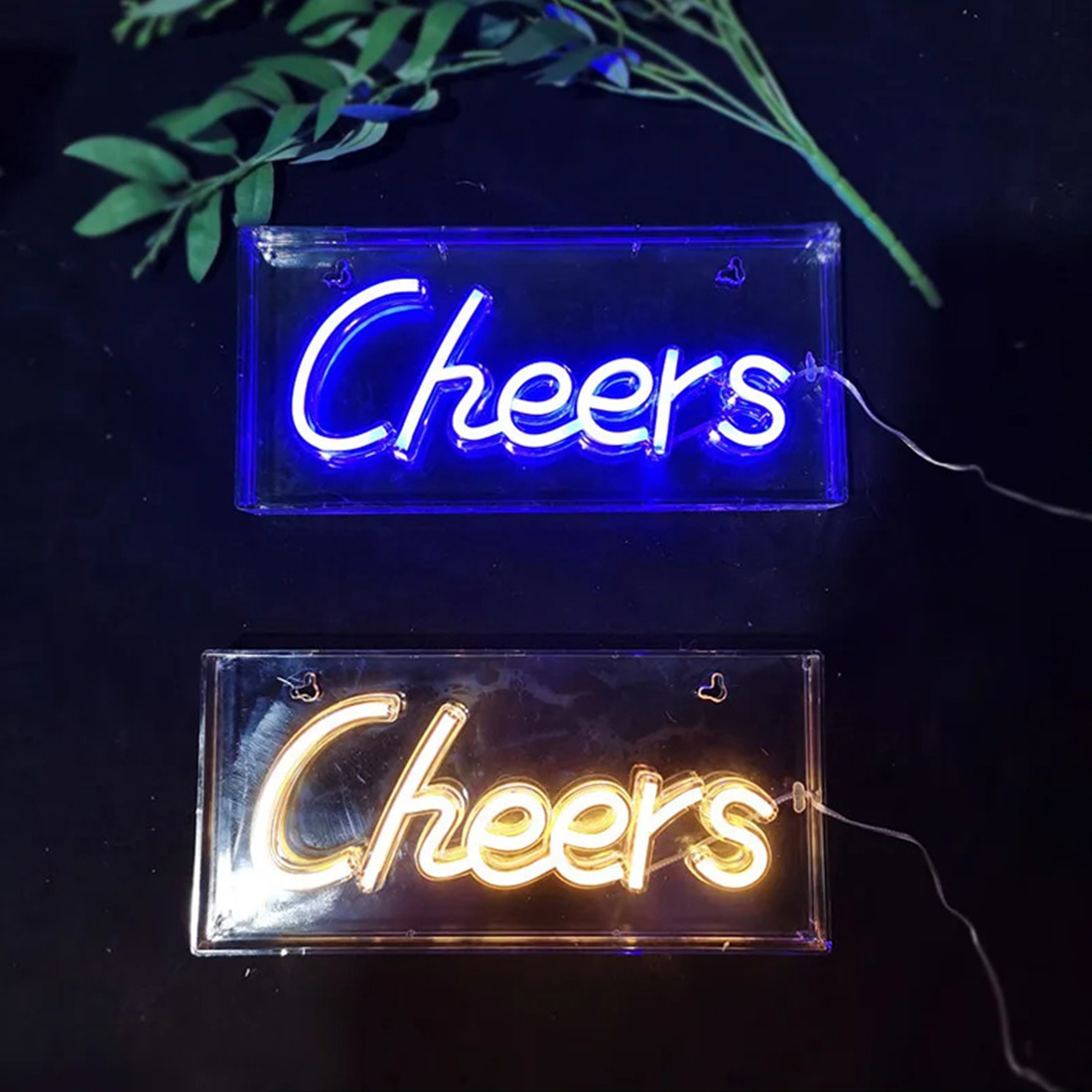 Lâmpada de bar Cheers Neon Sign Light Produzir Imagem